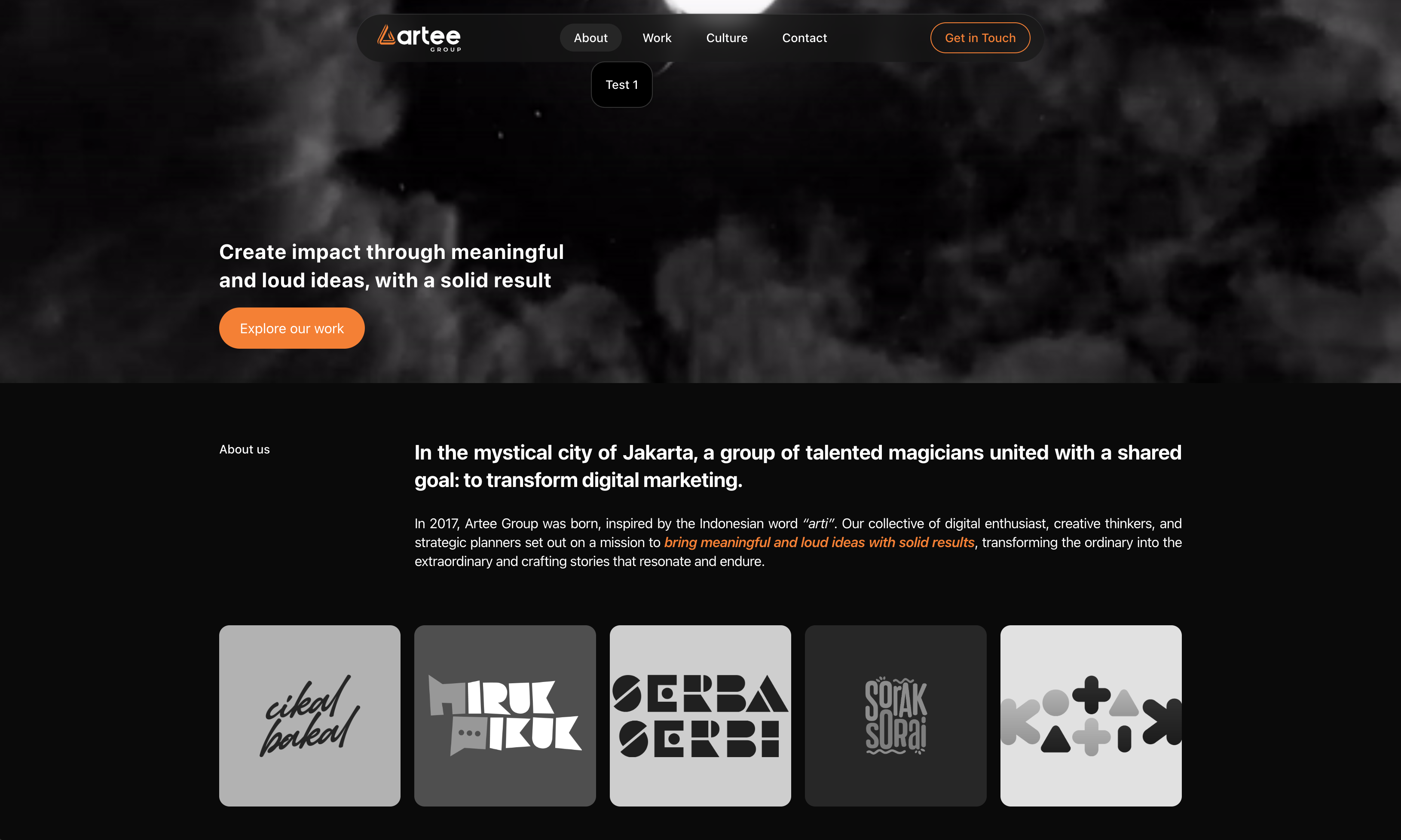 Artee Group Website